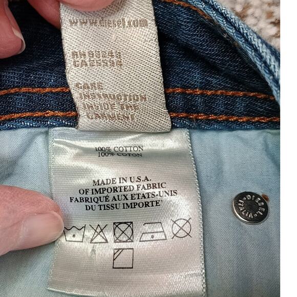 Diesel Larkee Jeans Men’s Tag 38 x 32 actual 40 x 33 Dark Wash Straight Leg - Picture 12 of 14